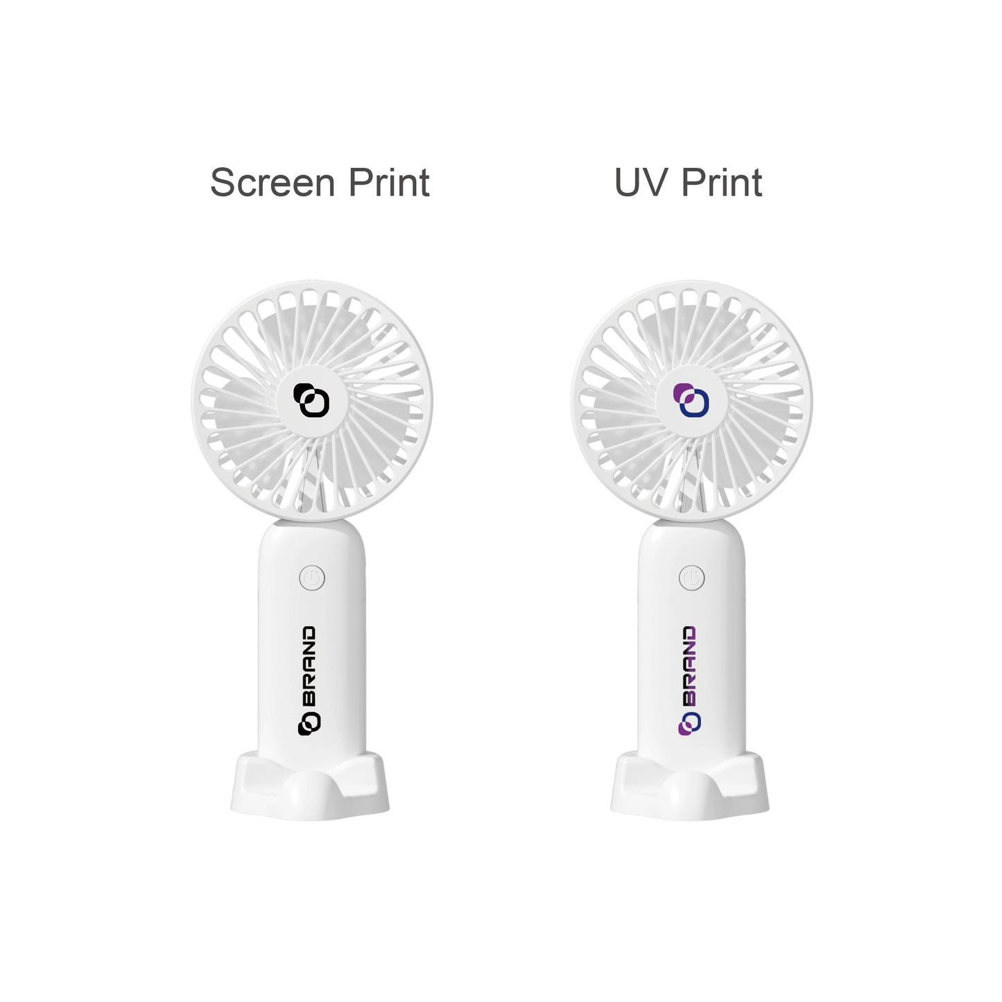 Handheld Fan with Phone Stand