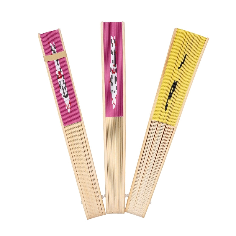 Bamboo Foldable Fans