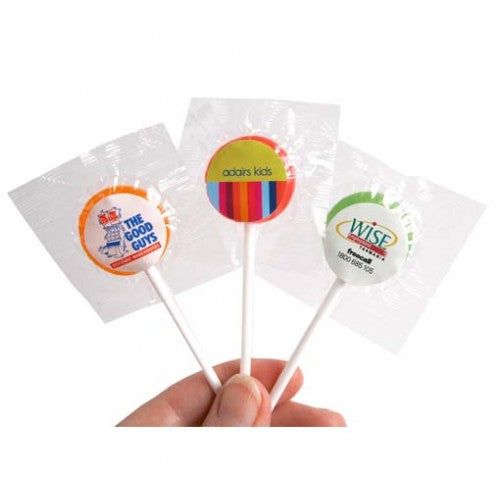 Small Branded Lollipops