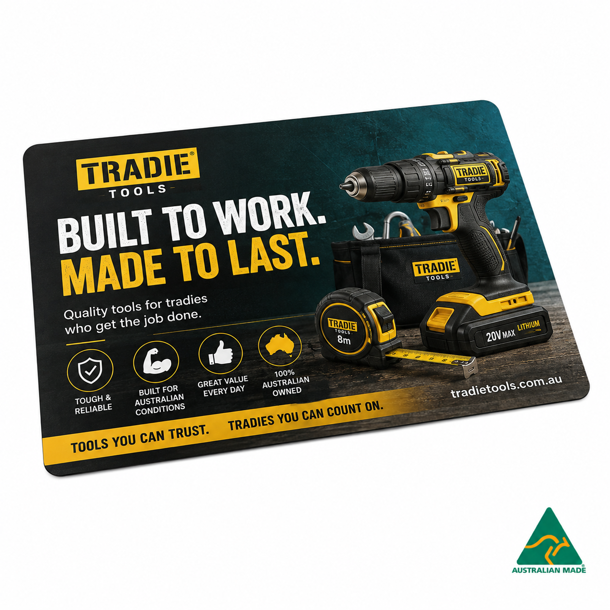 Deluxe Counter Mat A4 (297mm x 210mm)