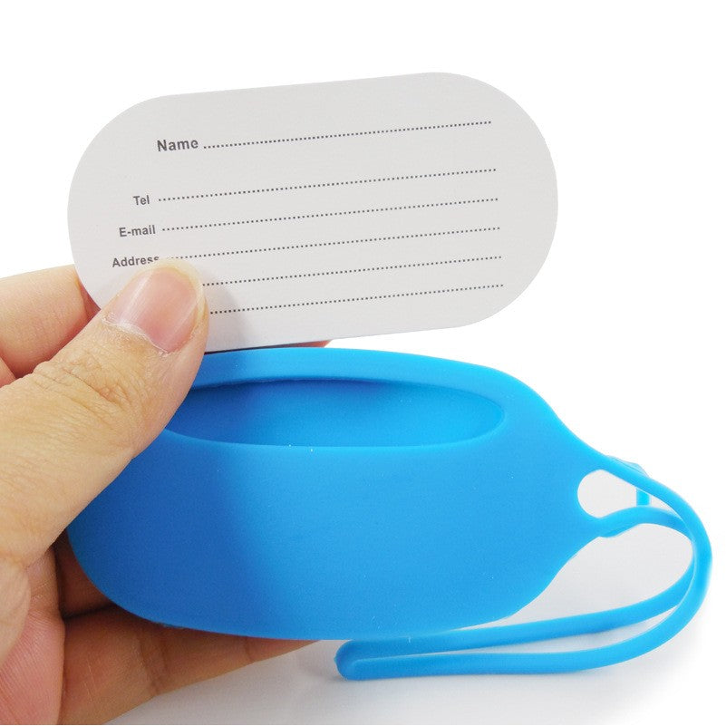 Coloured Silicone Luggage Tag