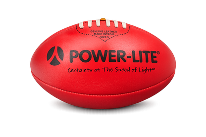 Size 5 Leather AFL Ball Hand Sewn