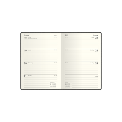 2027 Collins Debden Diary - Week to a View, Pocket Hard Cover