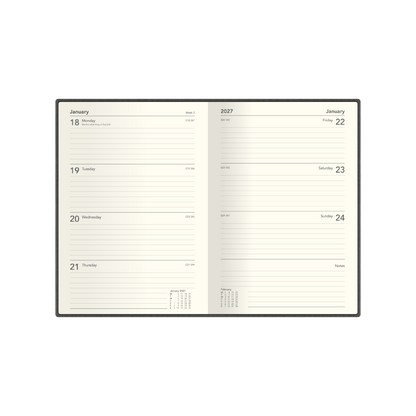 2027 Collins Debden Diary - Week to a View, A5 Hard Cover