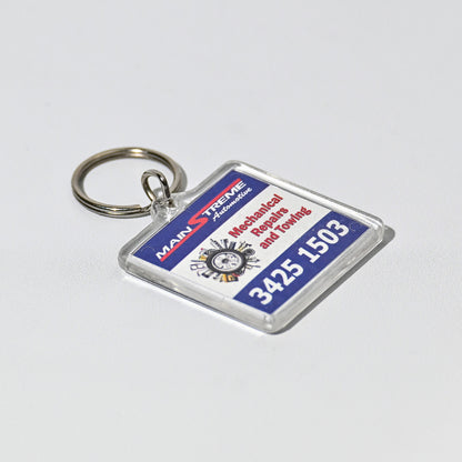 Square Acrylic Keychain