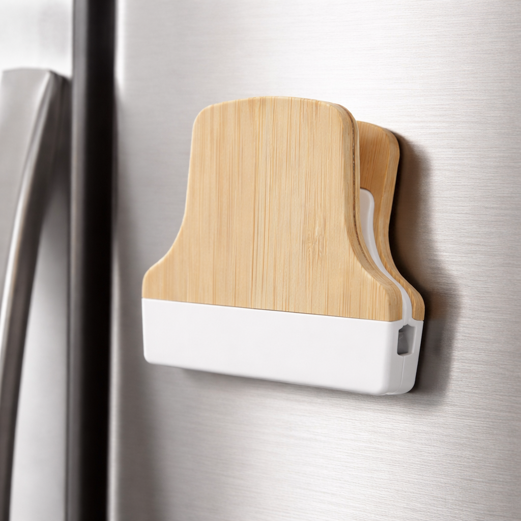 Bamboo Fridge Magnet Clip