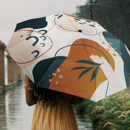 Full Colour Compact Umbrella 21”