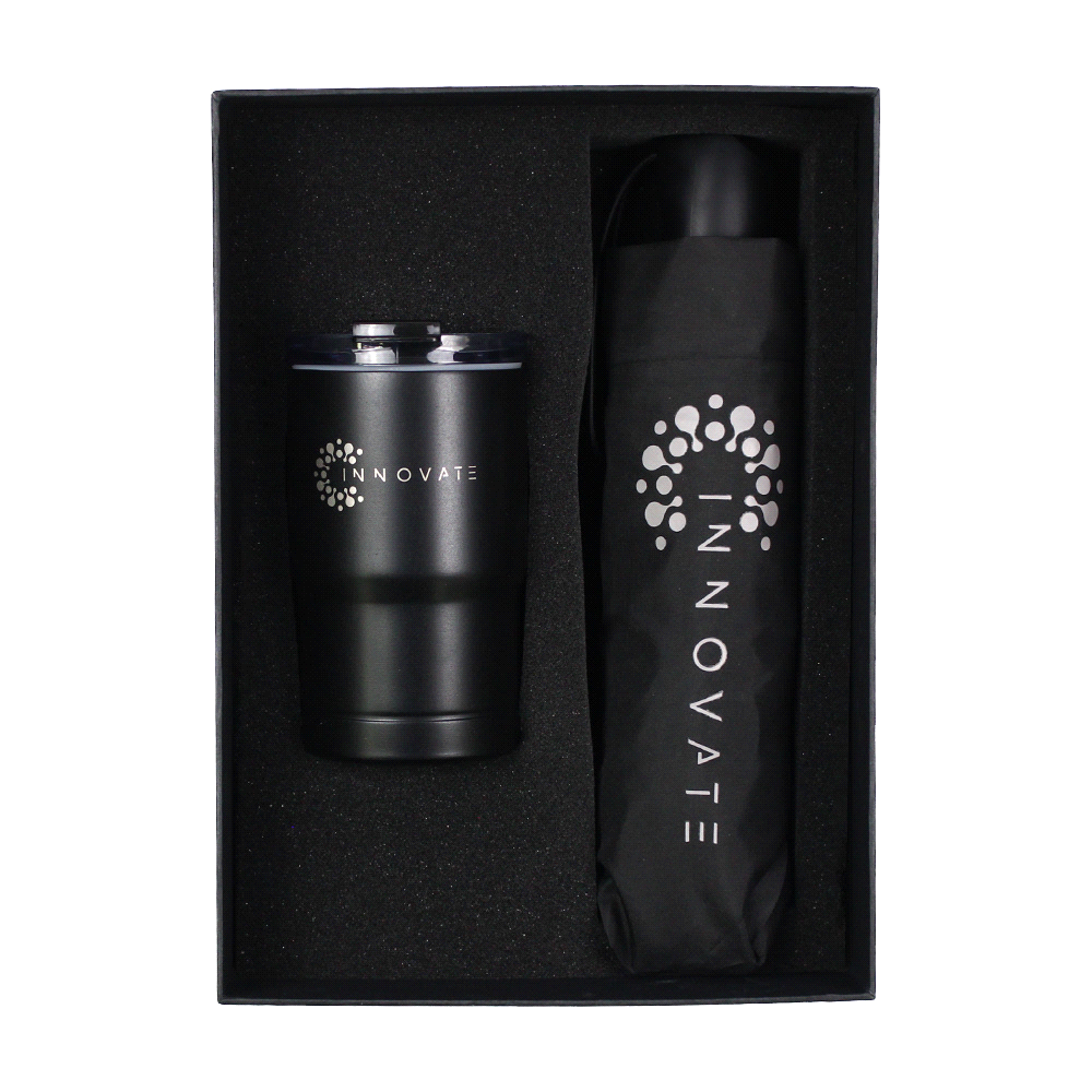 Umbrella & Tumbler Gift Set