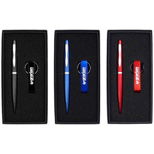 Chicago Pen & Bottle Opener Keyring Gift Set