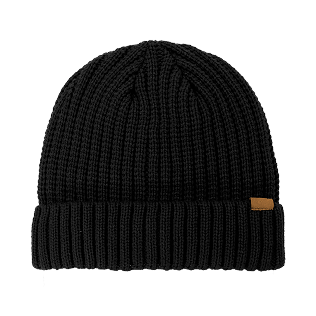 Rib Knitted Cuffed Beanie
