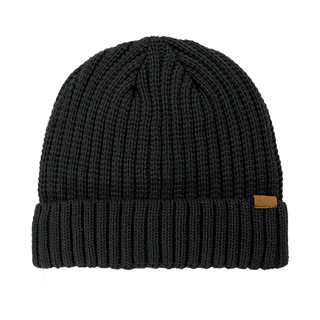 Rib Knitted Cuffed Beanie