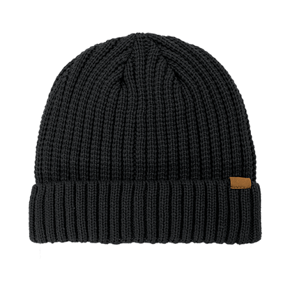 Rib Knitted Cuffed Beanie