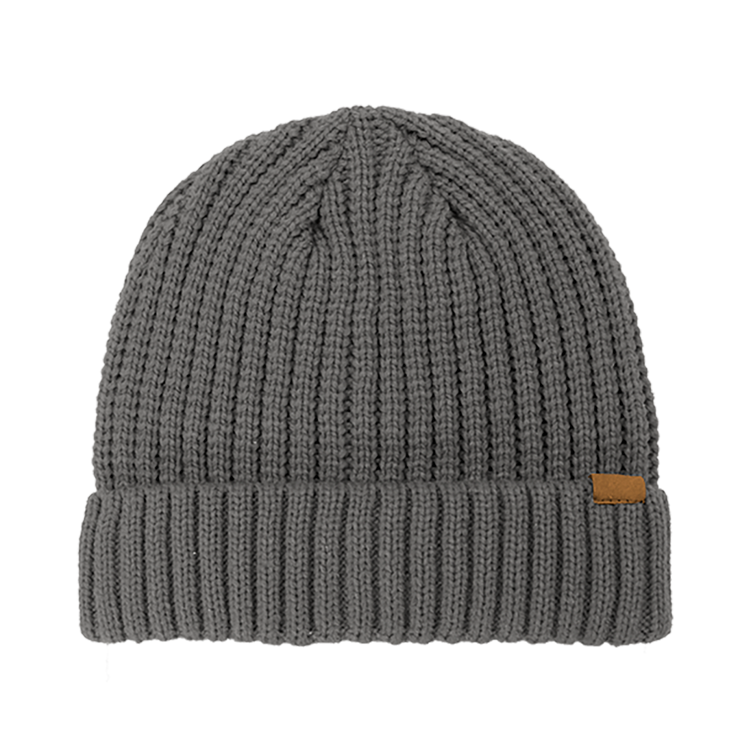 Rib Knitted Cuffed Beanie