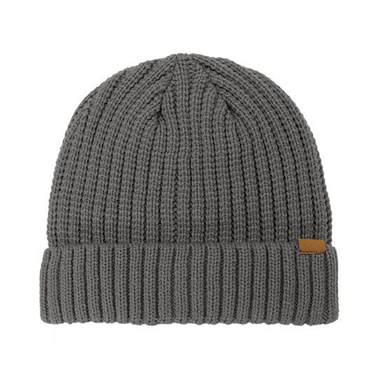 Rib Knitted Cuffed Beanie