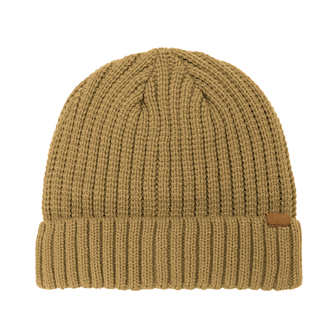 Rib Knitted Cuffed Beanie