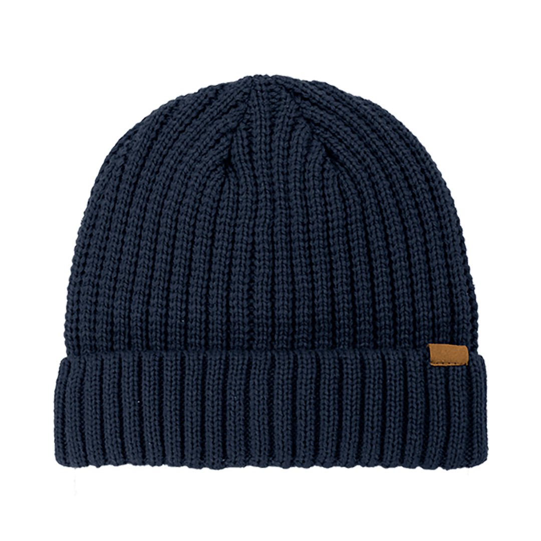 Rib Knitted Cuffed Beanie