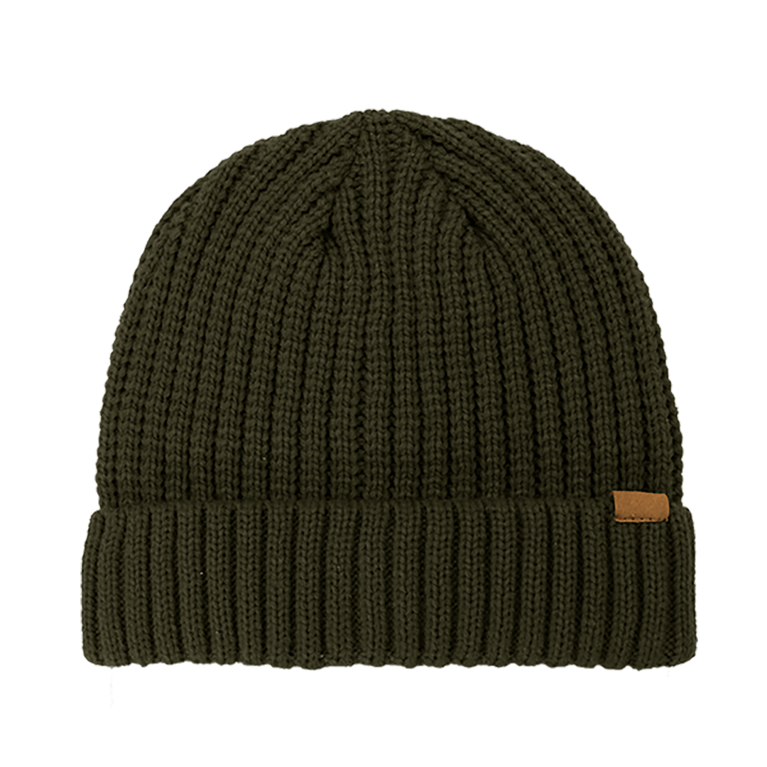 Rib Knitted Cuffed Beanie