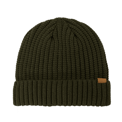 Rib Knitted Cuffed Beanie