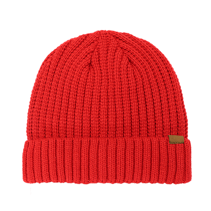 Rib Knitted Cuffed Beanie