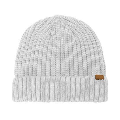 Rib Knitted Cuffed Beanie