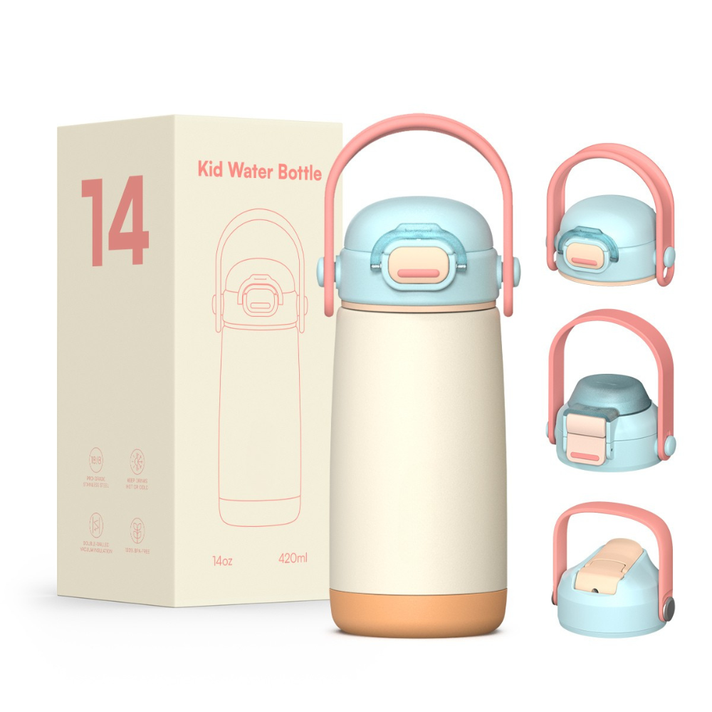Pulse 420ml Stainless Steel Kids Metal Bottle