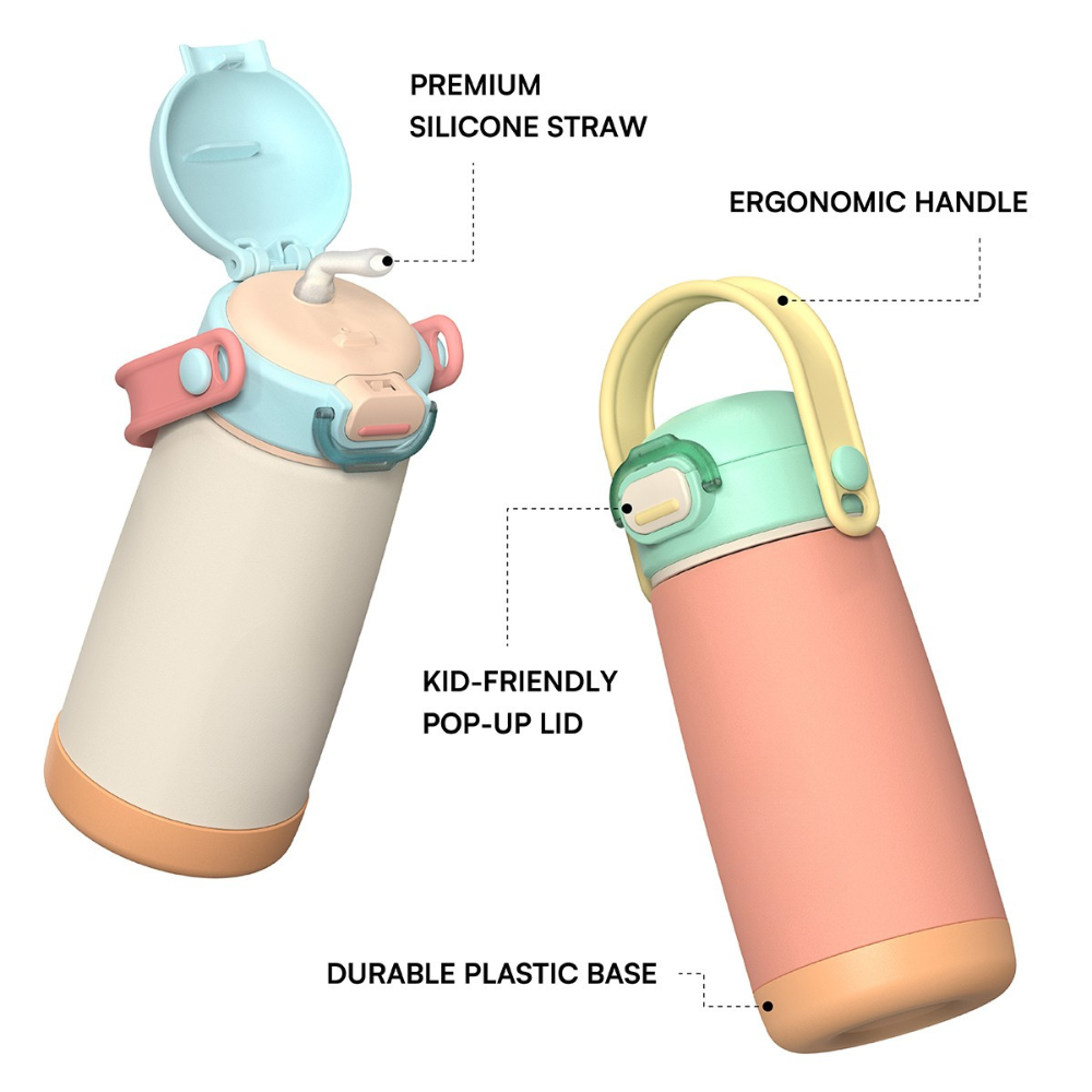 Pulse 420ml Stainless Steel Kids Metal Bottle