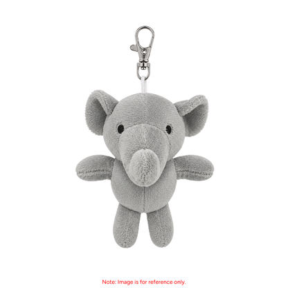 Custom Animal Plush Keyring - 10x10cm