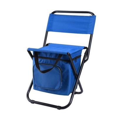 HYDE Foldable Camping Chair with Cooler Bag