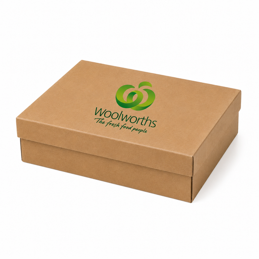 Natural Cardboard Gift Box - Medium