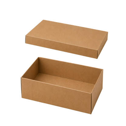Natural Cardboard Gift Box - Medium