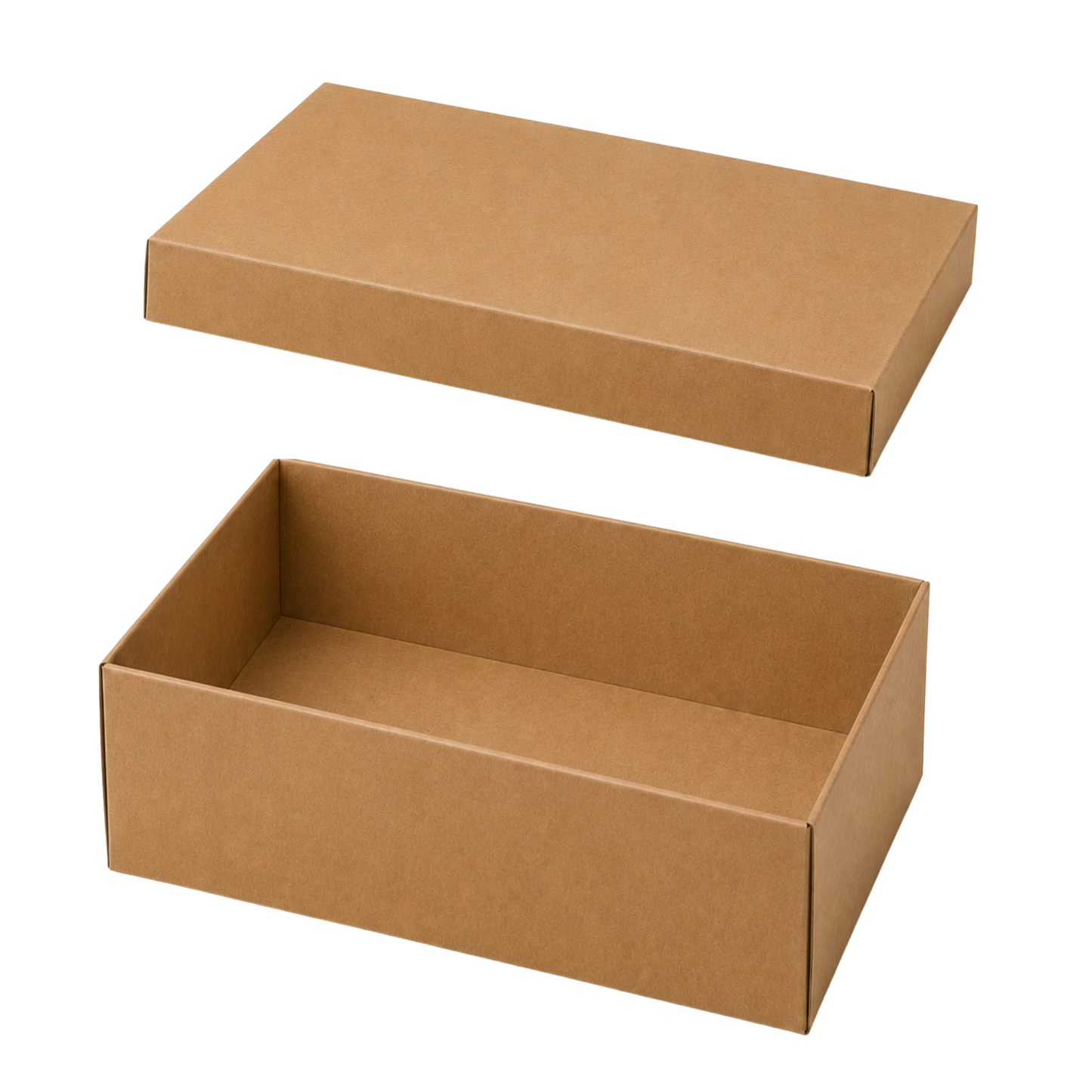 Natural Cardboard Gift Box - Large