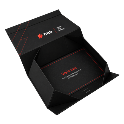 Full Colour Magnetic Gift Box with Ribbon - Small
