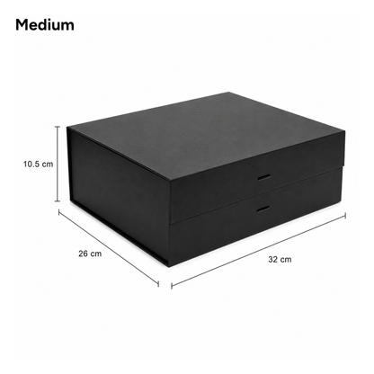 Full Colour Magnetic Gift Box with Ribbon - Medium