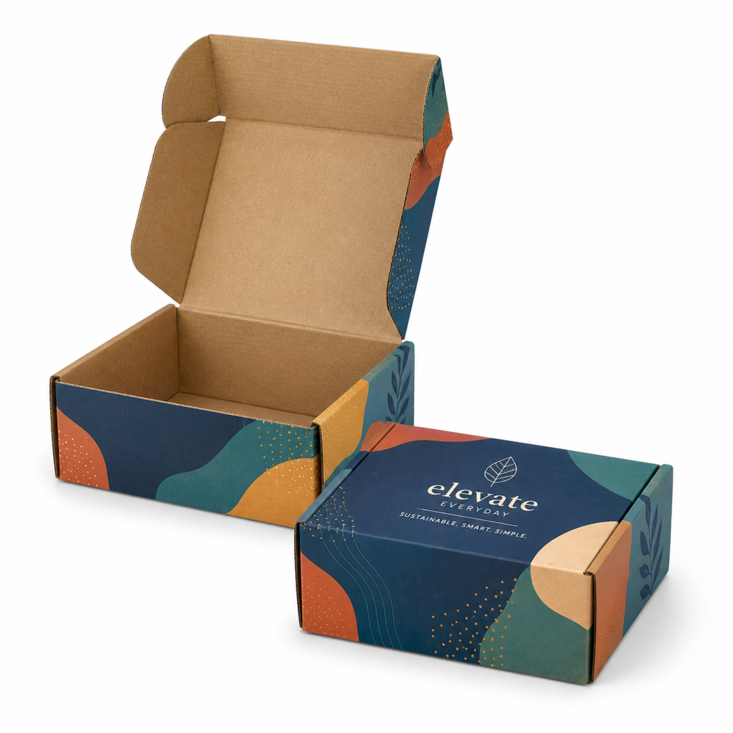 Locking Lid Die-Cut Packaging Box - 12.5×9.7×4.7 cm