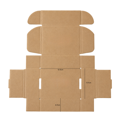 Locking Lid Die-Cut Packaging Box - 12.5×9.7×4.7 cm