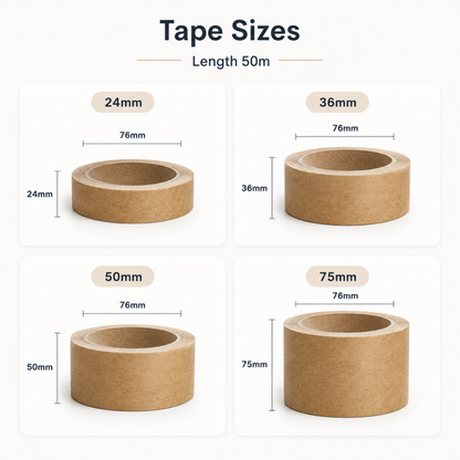 Kraft Paper Packaging Tape - 24 mm