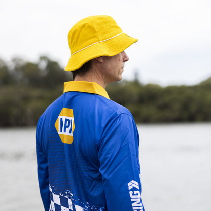 Men's Long Sleeve Polyester Sublimated Fishing Polo