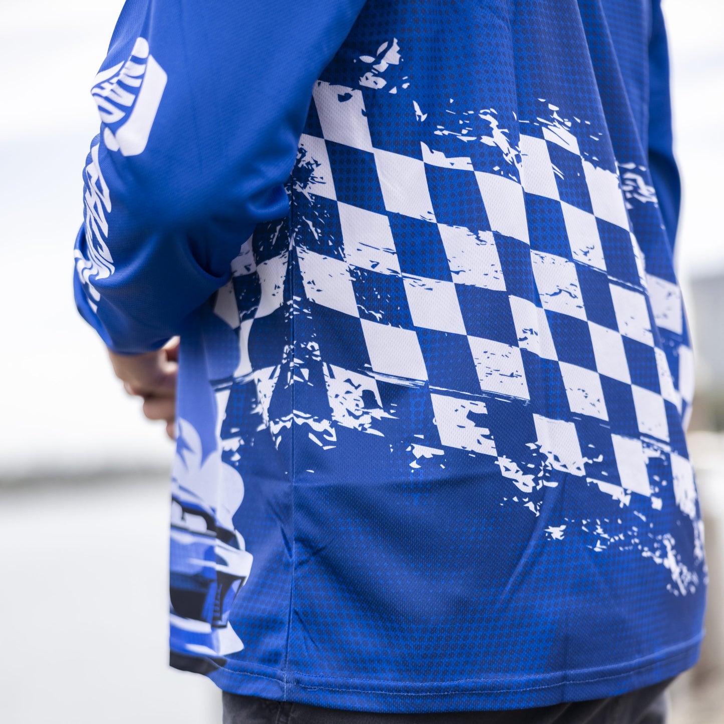 Men's Long Sleeve Polyester Sublimated Fishing Polo