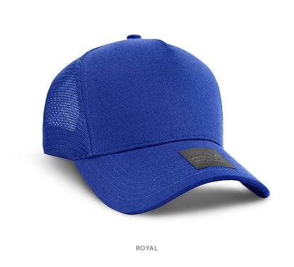A Frame Cotton Mesh Trucker Cap