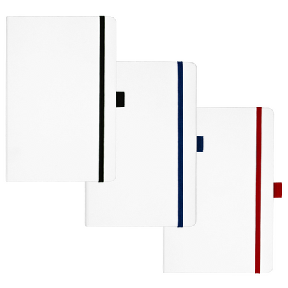 Nova White Bound JournalBook w/ Coloured Accents