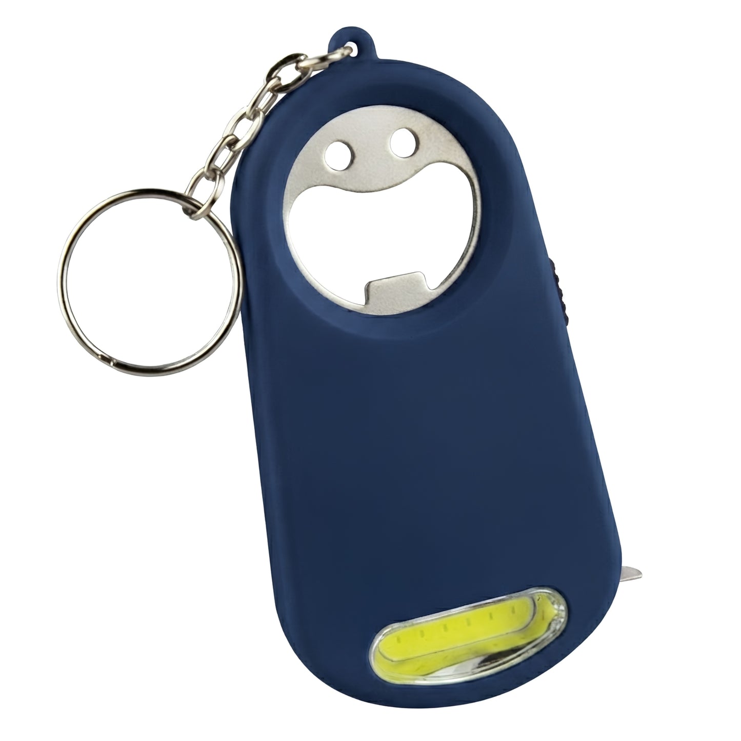 Smily Torch Tape Bottle Opener Key Ring