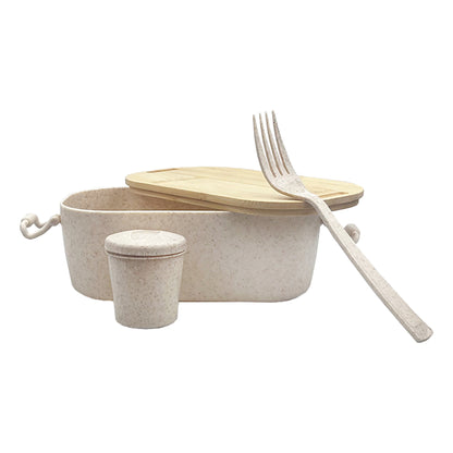 Handy Man Bamboo Lunch Box