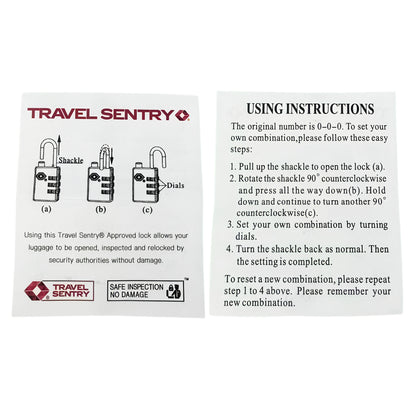 Portable Luggage TSA Lock