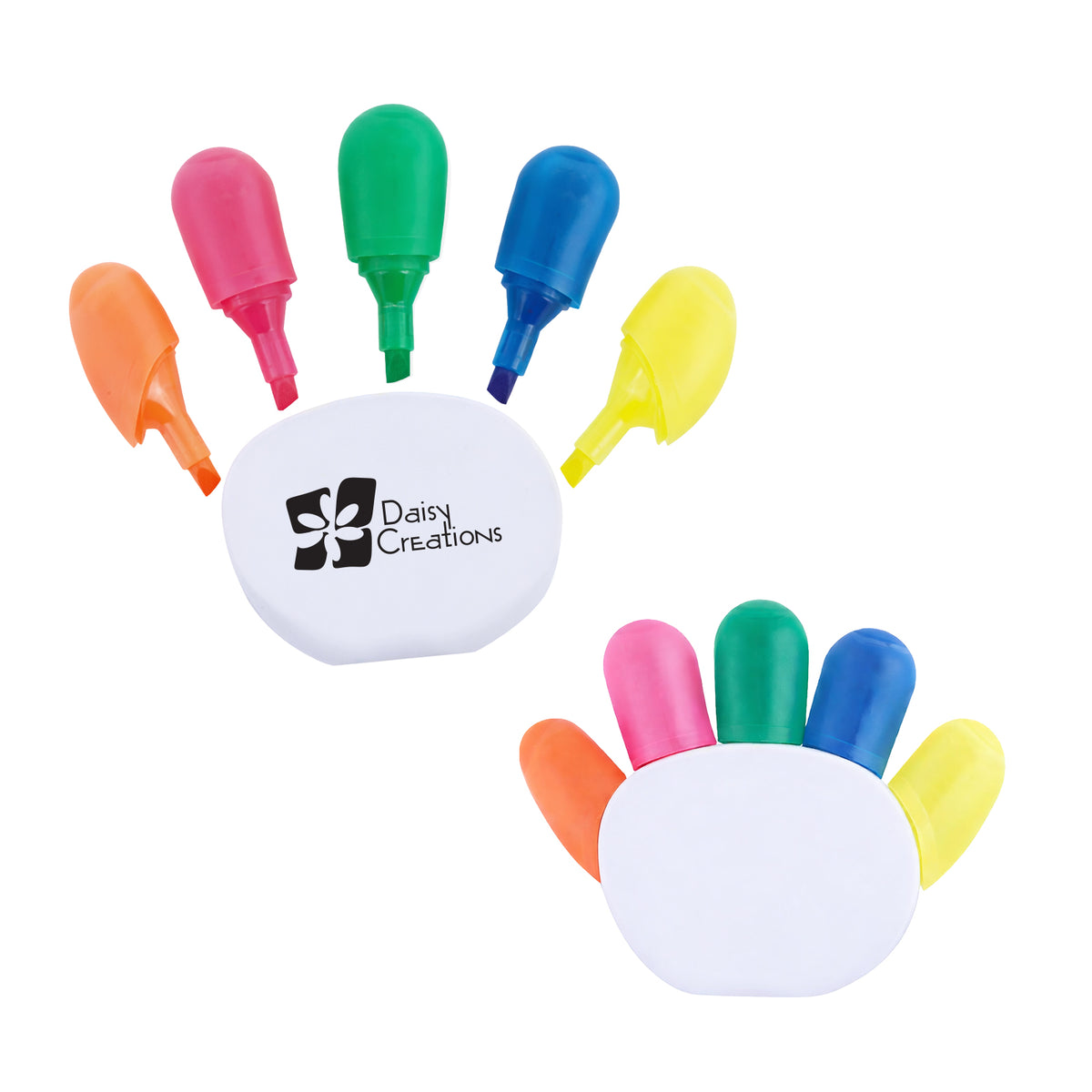 Highlighter Hand Hand Shaped Highlighter Set | 5 Colour Highlighters – Campbell ID