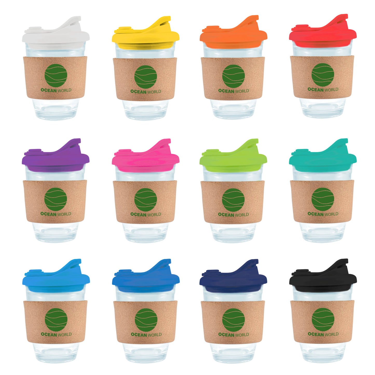 Vienna Coffee Cup / Snap Lid / Cork Band