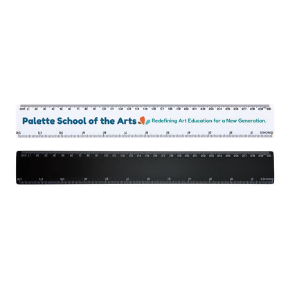 Custom 30cm White Ruler