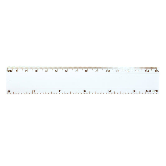 Custom 15cm White Ruler
