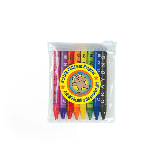 Louvre Crayons in PVC Zipper Pouch