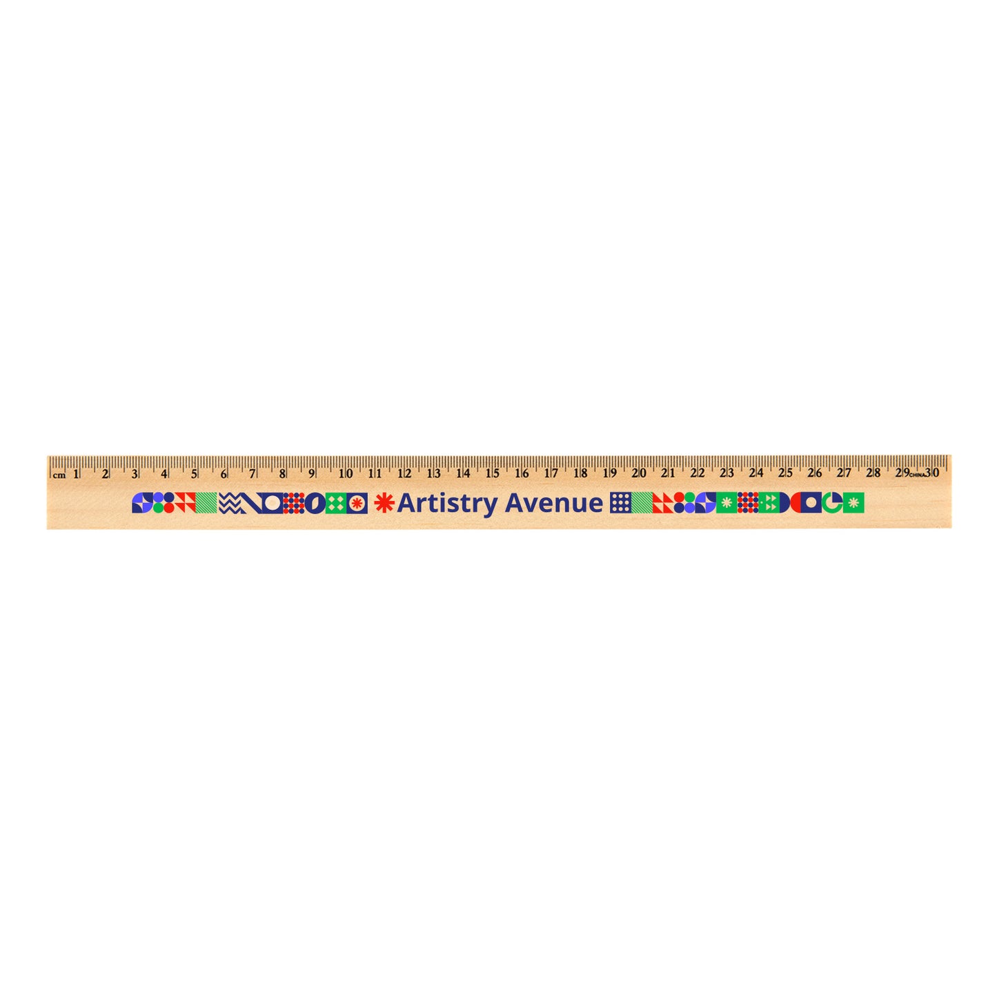 Axis 30cm Wooden Ruler