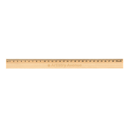 Axis 30cm Wooden Ruler